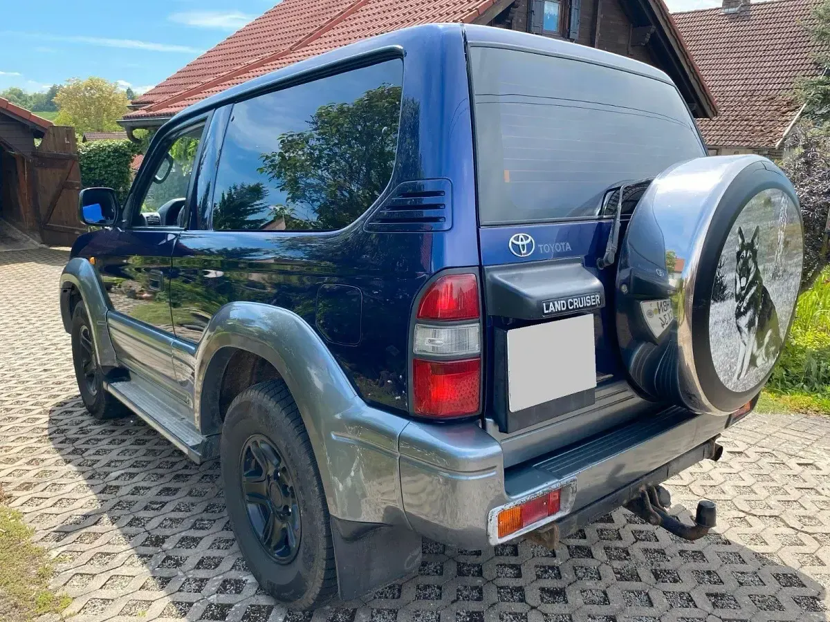 Gebraucht Toyota Land Cruiser 178 PS (130 kW) 1999 Blau SUV
