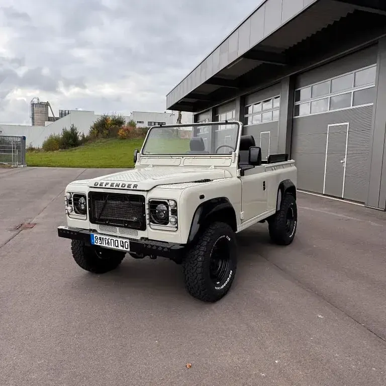 Gebraucht Land Rover Defender 122 PS (89 kW) 2001 Beige Cabrio