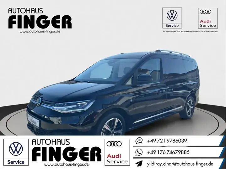 Deep black Neu 2025 VW Caddy Maxi Style Van / Kleinbus | 38.450 € (Fairer Preis) - Bild 1/3