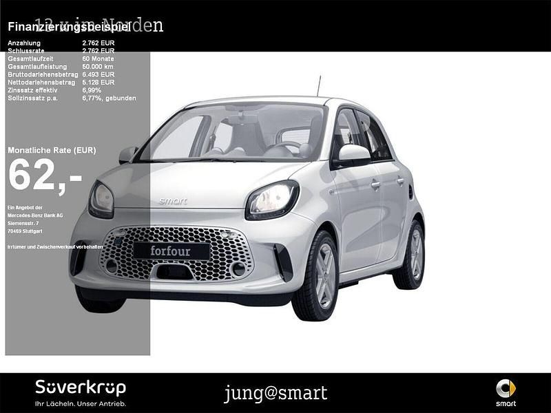 Weiß Gebraucht 2020 Smart ForFour Electric Drive Passion Kleinwagen | 7.890 € (Guter Preis) - Bild 1/2