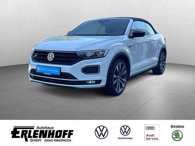 Weiß Gebraucht 2021 VW T-Roc Cabriolet R-line Cabrio | 24.990 € (Fairer Preis) - Bild 1/4