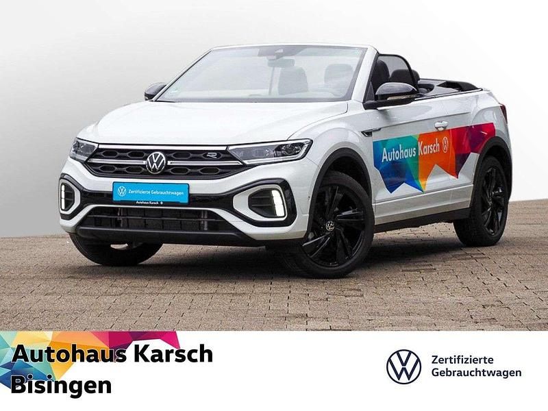 Weiß Gebraucht 2025 VW T-Roc Cabriolet R-line Cabrio | 41.890 € (Teuer) - Bild 1/3