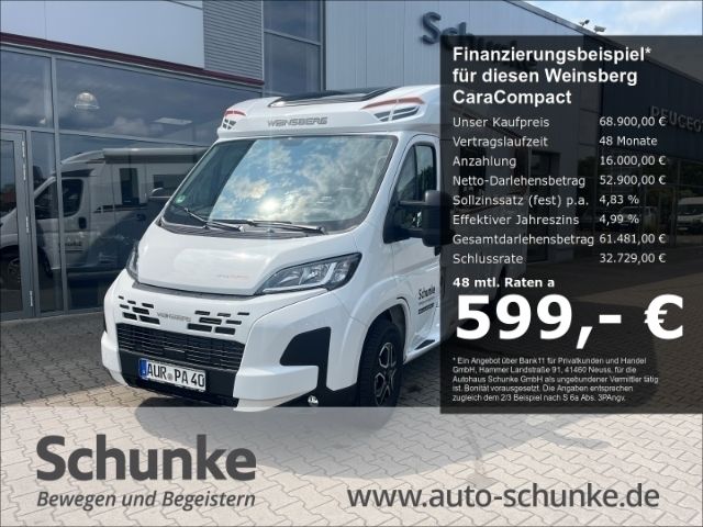 Weiß Gebraucht 2025 Weinsberg CaraCompact Van | 68.900 € - Bild 1/4