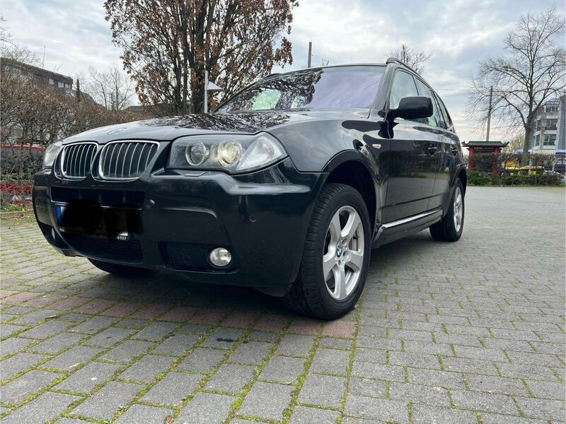 Schwarz Gebraucht 2008 BMW X3 Sport Line SUV | 6.490 € (Fairer Preis) - Bild 1/4