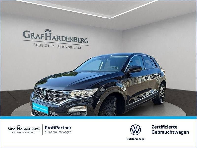 Schwarz Gebraucht 2021 VW T-Roc Active SUV | 23.555 € (Fairer Preis) - Bild 1/4