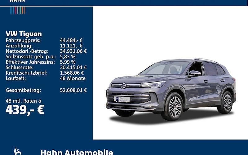 Neu VW Tiguan Goal 150 PS (110 kW) 2025 Grau SUV