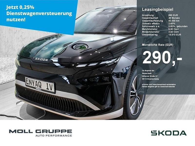 Schwarz magic perleffekt Neu 2025 Skoda Enyaq iV Lodge SUV | 40.490 € (Superpreis) - Bild 1/4