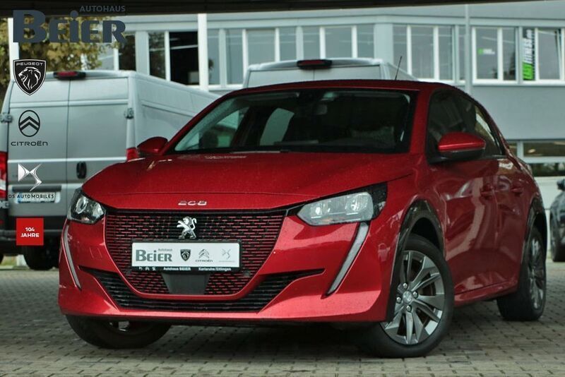 Rot Gebraucht 2021 Peugeot e-208 Active Kleinwagen | 14.380 € (Guter Preis) - Bild 1/4