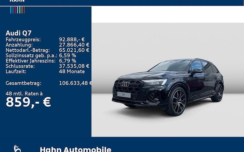 Gebraucht Audi Q7 S-Line 394 PS (289 kW) 2025 Schwarz SUV