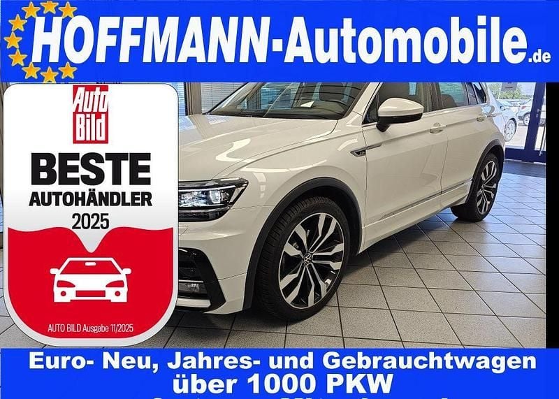 Weißmet. (metallic) Gebraucht 2020 VW Tiguan R-line SUV | 28.350 € (Superpreis) - Bild 1/4