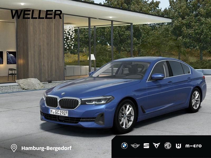Blau Gebraucht 2021 BMW 530 Comfort Edition Limousine | 39.990 € (Fairer Preis) - Bild 1/4