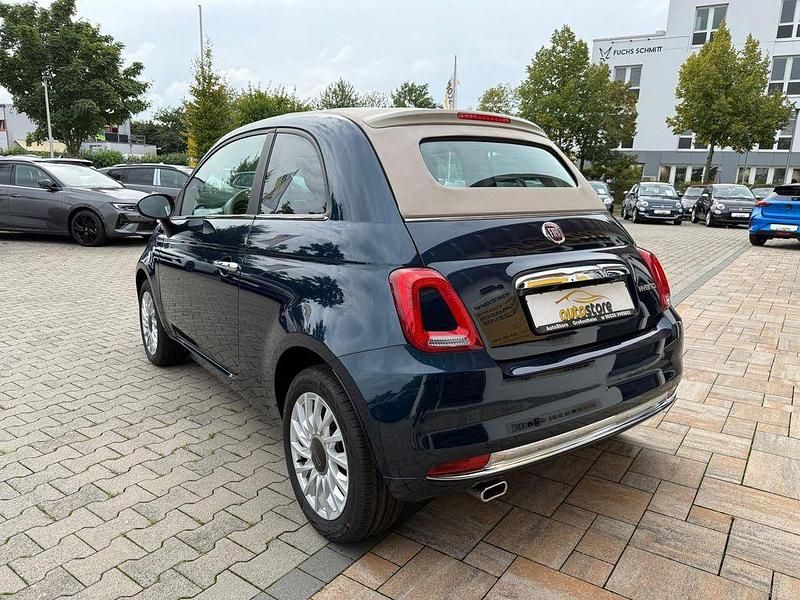 Gebraucht Fiat 500C Basis 69 PS (50 kW) 2024 Dipinto di blue / verdec... Cabrio