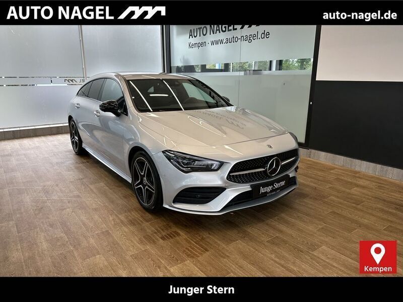 Iridiumsilber Gebraucht 2023 Mercedes CLA250 Shooting Brake AMG Kombi | 38.439 € (Etwas zu teuer) - Bild 1/4