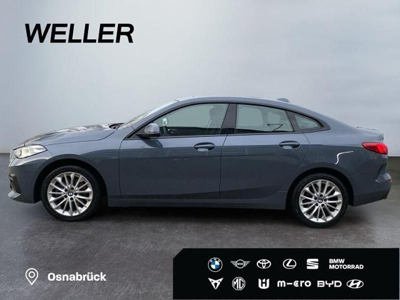 Gebraucht BMW 218 Advantage 140 PS (102 kW) 2020 Storm bay metallic (grau) Limousine