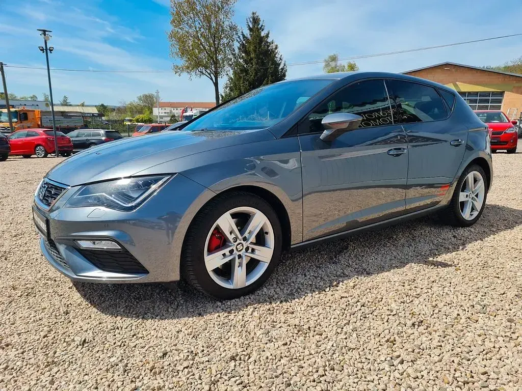 Usata Seat Leon FR 179 CV (131 kW) 2018 Grigio Berlina