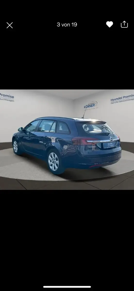 Brugt Opel Insignia 130 HK (95 kW) 2017 Blå Stationcar