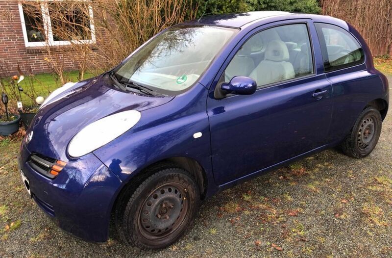 Blau Gebraucht 2003 Nissan Micra Acenta Kleinwagen | 1.950 € (Guter Preis) - Bild 1/3