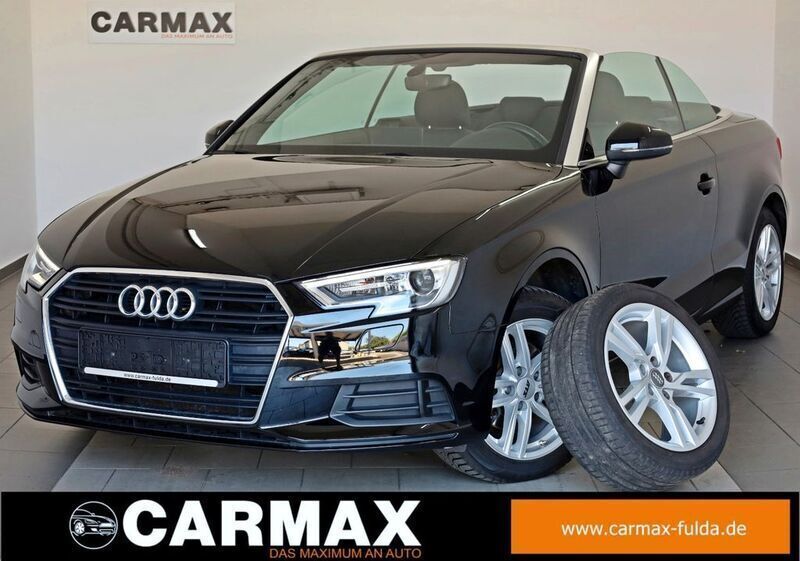 Schwarz Gebraucht 2018 Audi A3 Cabriolet Comfort Cabrio | 19.500 € (Fairer Preis) - Bild 1/4