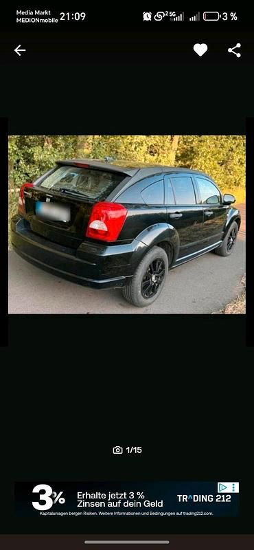 Second-hand Dodge Caliber 150 CP (110 kW) 2006 Negru Hatchback
