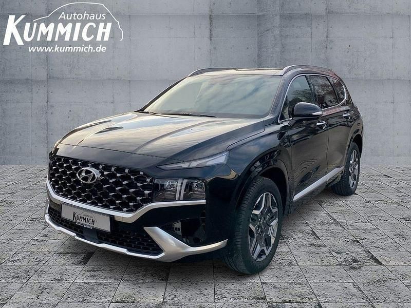 Abyss black (schwarz) Neu 2024 Hyundai Santa Fe Signature SUV | 46.194 € (Fairer Preis) - Bild 1/4