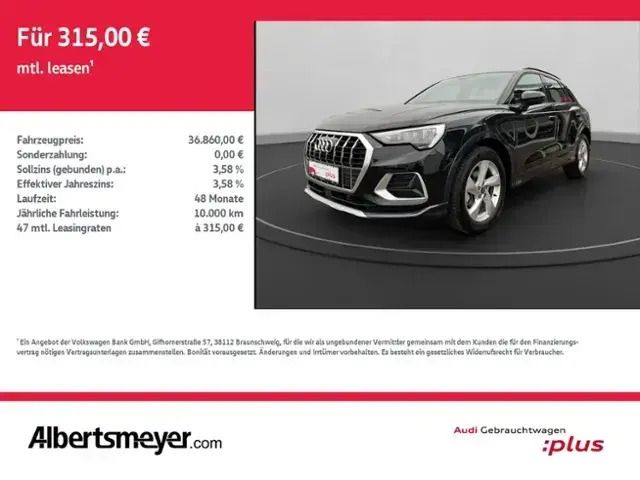 Schwarz Gebraucht 2024 Audi Q3 Advanced SUV | 39.790 € (Fairer Preis) - Bild 1/4