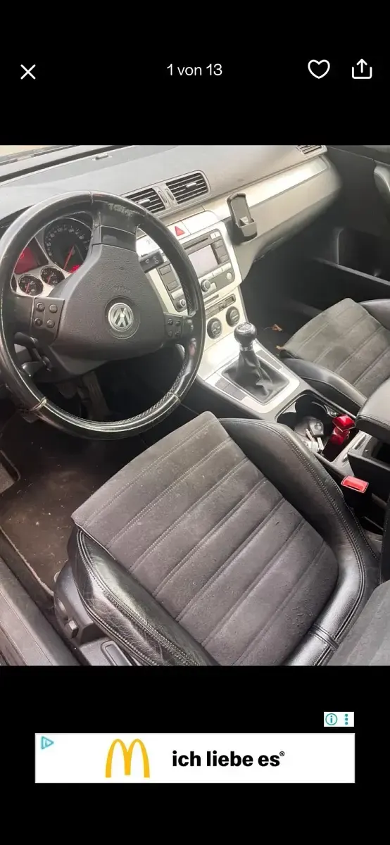 Gebraucht VW Passat 170 PS (125 kW) 2007 Schwarz Kombi