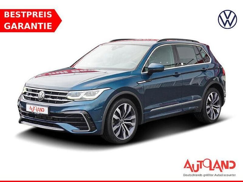 Blau Gebraucht 2023 VW Tiguan R-line SUV | 36.950 € (Fairer Preis) - Bild 1/4