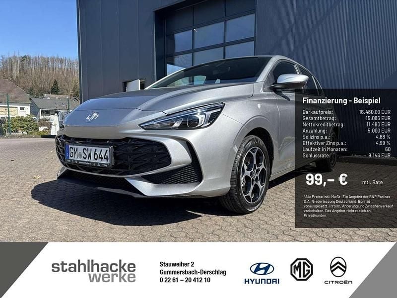 Neu MG MG3 Comfort 116 PS (85 kW) 2025 Cosmic silver Kleinwagen