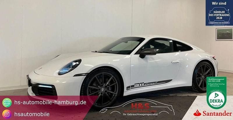 Weiß Gebraucht 2023 Porsche 911 Carrera T Coupé | 127.000 € (Fairer Preis) - Bild 1/4