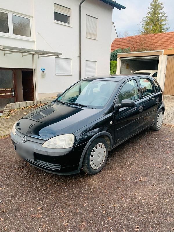Schwarz Gebraucht 2002 Opel Corsa Kleinwagen | 1.190 € (Fairer Preis) - Bild 1/4