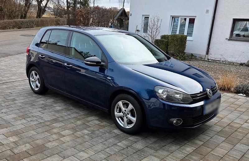 Gebraucht VW Golf VI Match 2012 Blau Kleinwagen