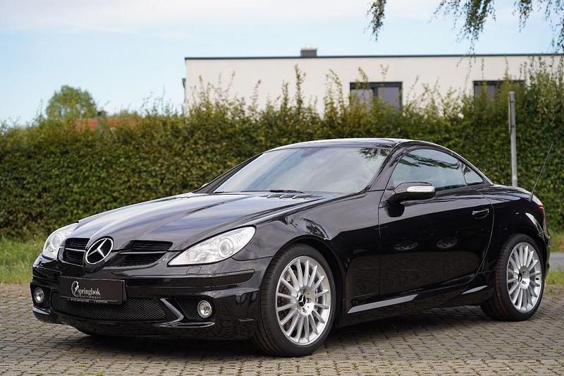 Gebraucht Mercedes SLK55 AMG AMG 360 PS (264 kW) 2004 Obsidianschwarz metallic (197u Cabrio