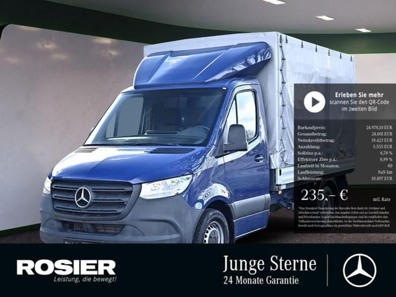 Blau Gebraucht 2020 Mercedes Sprinter Van | 24.978 € - Bild 1/4