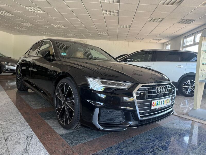 Schwarz Gebraucht 2022 Audi A6 S-Line Limousine | 35.900 € (Teuer) - Bild 1/4