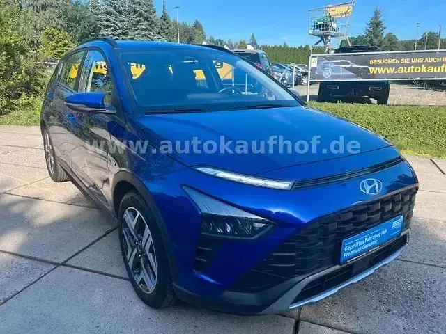 Gebraucht Hyundai Bayon Intro Edition 101 PS (74 kW) 2022 Blau SUV