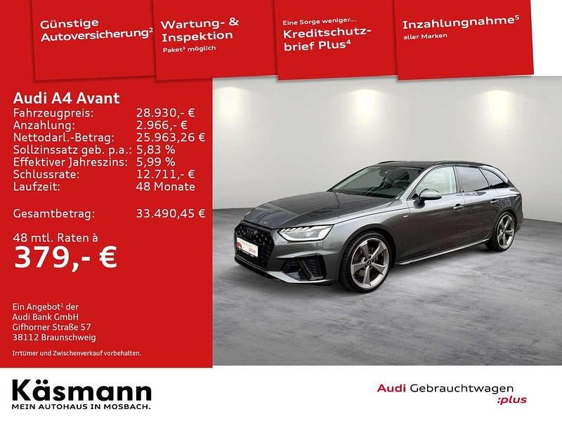 Gebraucht Audi A4 Competition 150 PS (110 kW) 2022 Daytonagrau perleffekt Kombi