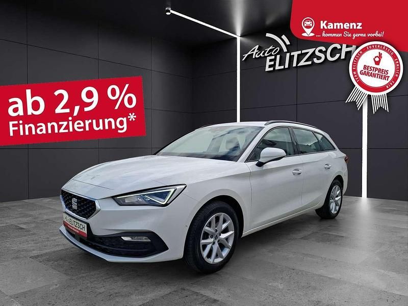 Gebraucht Seat Leon ST Style 150 PS (110 kW) 2022 "candy" weiss Kombi
