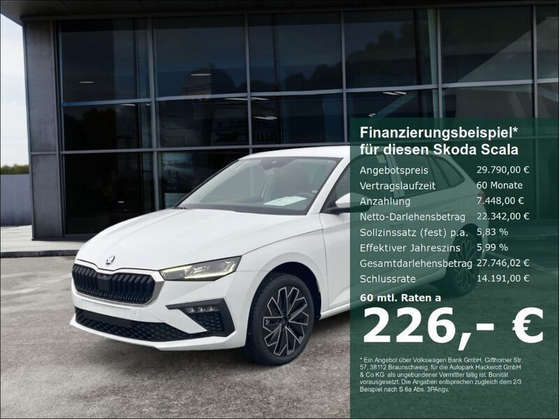 Weiss Neu 2024 Skoda Scala Tour Kleinwagen | 29.790 € (Teuer) - Bild 1/4