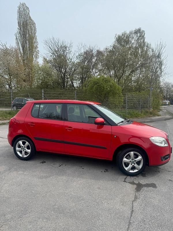 Gebraucht Skoda Fabia Elegance 70 PS (51 kW) 2007 Rot Kleinwagen