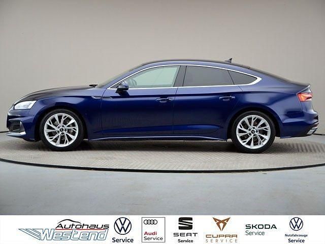 Gebraucht Audi A5 Sportback Advanced Plus 204 PS (150 kW) 2022 Navarrablau Kleinwagen