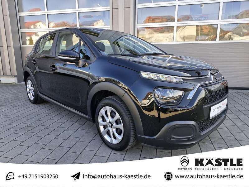 Perlaneraschwarz Gebraucht 2023 Citroën C3 Feel Kleinwagen | 13.690 € (Fairer Preis) - Bild 1/4