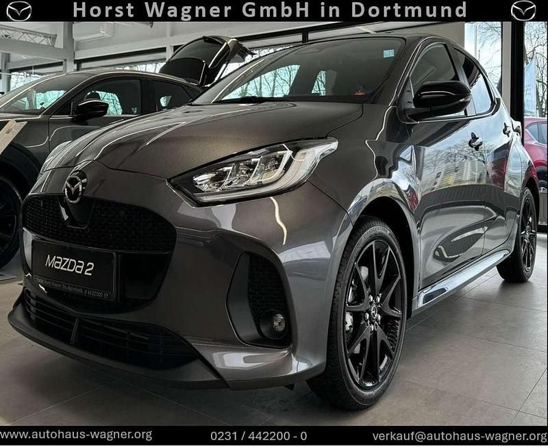 Lead grey Neu 2025 Mazda 2 Homura-Line Kleinwagen | 27.990 € (Fairer Preis) - Bild 1/3