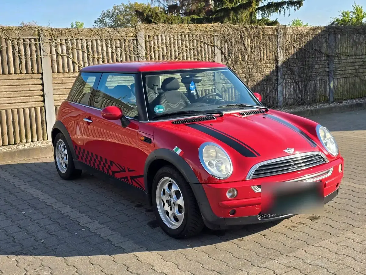 Käytetty Mini Cooper 116 HP (85 kW) 2004 Punainen Viistoperä