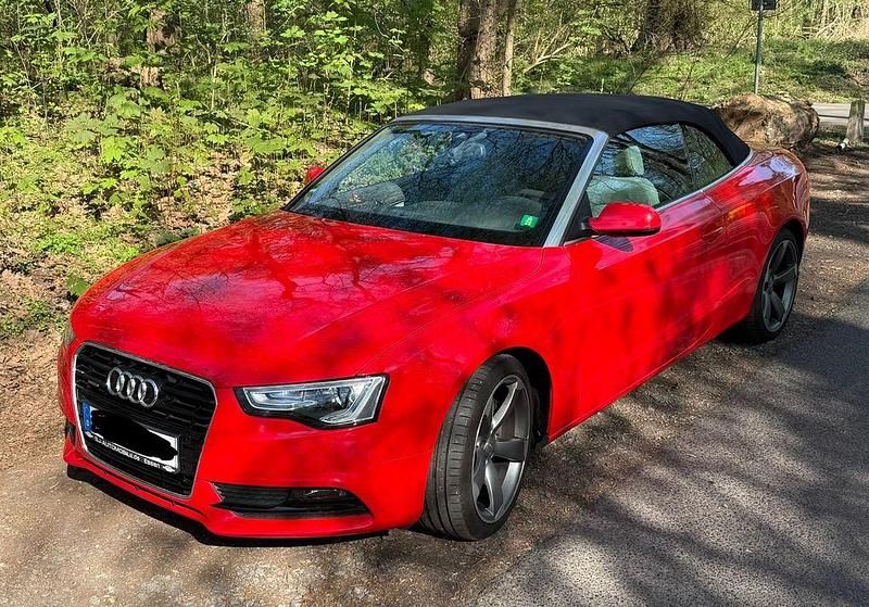 Rot Gebraucht 2013 Audi A5 Cabriolet Sport Cabrio | 19.100 € (Fairer Preis) - Bild 1/4