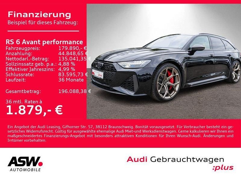 Gebraucht Audi RS6 Performance 740 PS (544 kW) 2025 Sebringschwarz kristalleffekt Kombi
