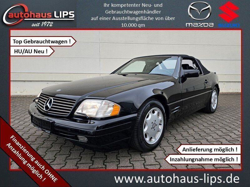 Schwarz Gebraucht 1996 Mercedes SL280 Cabrio | 16.990 € (Guter Preis) - Bild 1/4