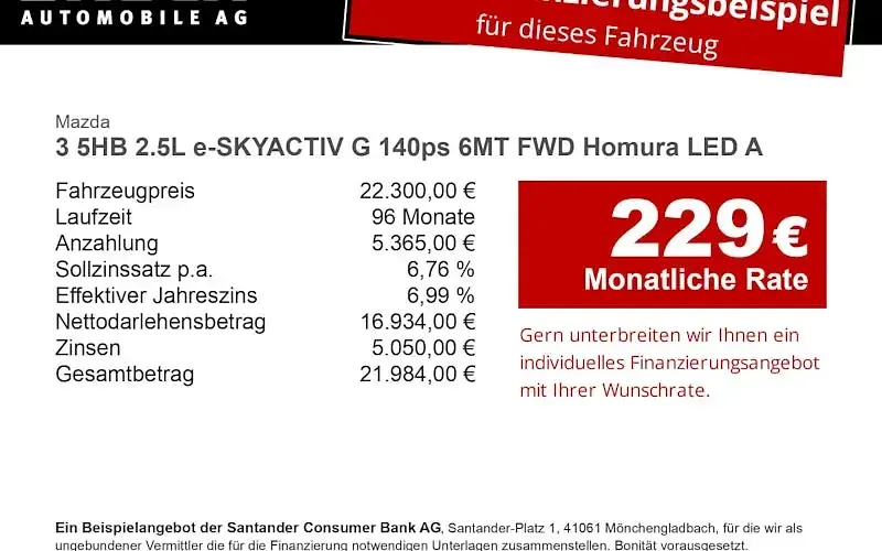 Gebraucht Mazda 3 Homura-Line 140 PS (102 kW) 2024 Beige Limousine