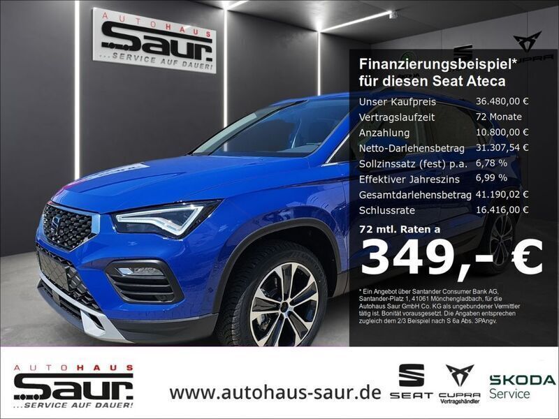 Blau Neu 2025 Seat Ateca Style SUV | 36.480 € (Etwas zu teuer) - Bild 1/4