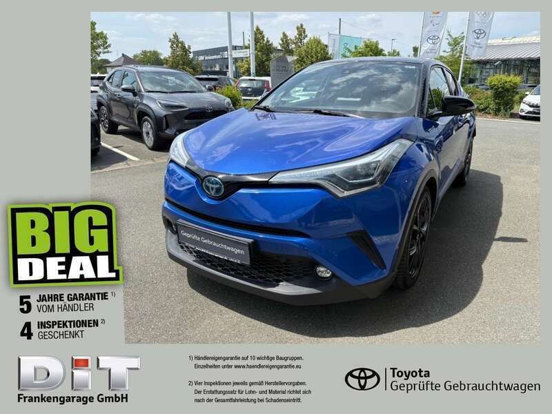 Titanblau metallic / dach schw Gebraucht 2019 Toyota C-HR Style SUV | 20.490 € (Fairer Preis) - Bild 1/4