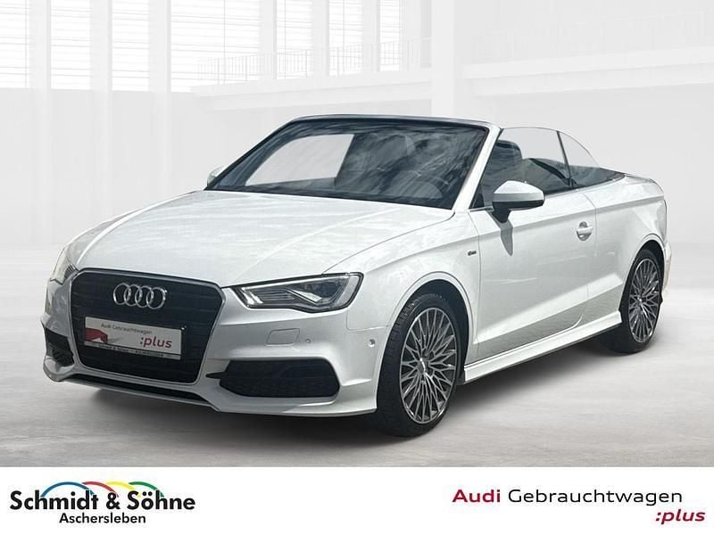 Weiß metallic Gebraucht 2016 Audi A3 S-Line Cabrio | 16.990 € (Guter Preis) - Bild 1/4